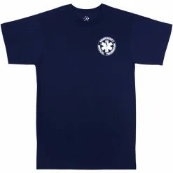 Rothco Shirts Navy Blue - Double Sided EMT Public Safety T-Shirt