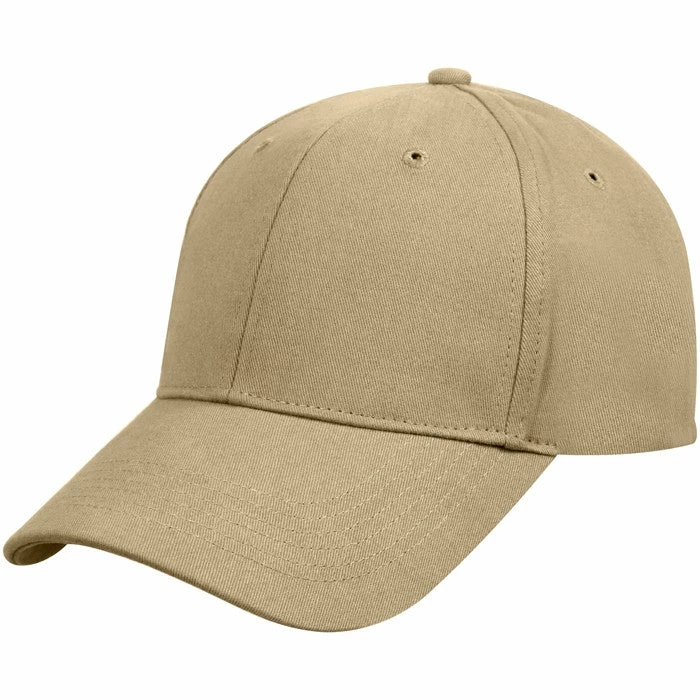 Rothco Khaki - Military Low Profile Adjustable Cap Headwear 3 Rothco Khaki - Military Low Profile Adjustable Cap Headwear