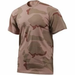 Rothco Tri-Color Desert Camouflage - Military T-Shirt