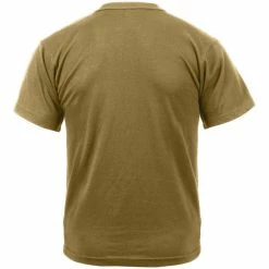 Rothco Brown Moisture Wicking Polyester Short Sleeve T-Shirt Shirts