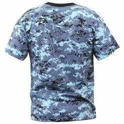 Rothco Digital Sky Blue Camouflage - Military T-Shirt Shirts