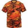 Rothco Savage Orange Camouflage - Military T-Shirt Shirts 2 Rothco Savage Orange Camouflage - Military T-Shirt Shirts