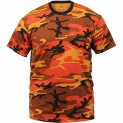 Rothco Savage Orange Camouflage - Military T-Shirt Shirts
