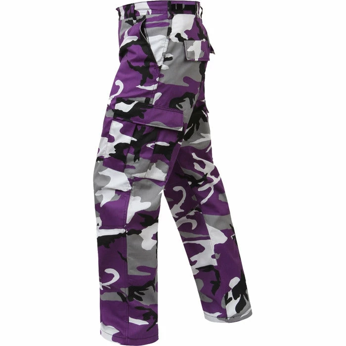 Rothco Ultra Violet Camouflage - Military BDU Pants - Polyester Cotton Twill 4 Rothco Ultra Violet Camouflage - Military BDU Pants - Polyester Cotton Twill