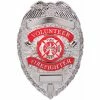 Rothco Law Enforcement Gear Silver - Volunteer Fire Department Badge