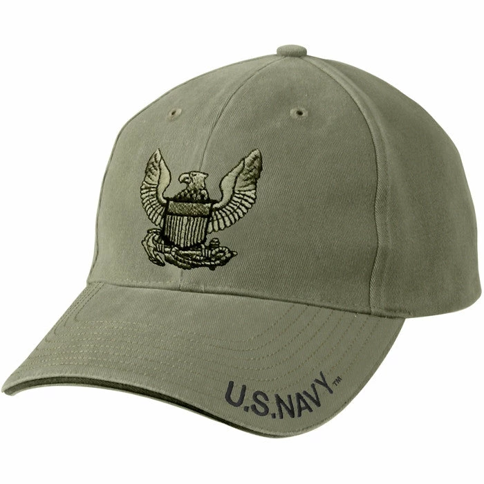 Rothco Olive Drab - Vintage U.S. Navy Eagle Adjustable Cap 3 Rothco Olive Drab - Vintage U.S. Navy Eagle Adjustable Cap
