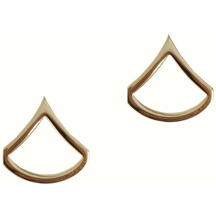 Rothco Insignias / Medals / Ribbons Polished - Military Private First Class Pin-On Insignia Pair PFC 3 Rothco Insignias / Medals / Ribbons Polished - Military Private First Class Pin-On Insignia Pair PFC