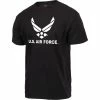 Rothco Black - Official US Air Force Wings Logo T Shirt