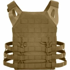 Army Navy Store Coyote Brown - Lightweight Military MOLLE Tactical Plate Carrier Vest Vests