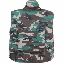 Rothco Woodland Camouflage - Tactical Outdoor Military Ranger Vest Vests