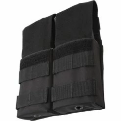 Army Navy Store Law Enforcement Gear Black - Tactical MOLLE Double M-16 Mag Pouch