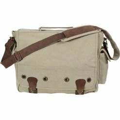Rothco Khaki - Trailblazer Laptop Bag With Leather Accents Bags
