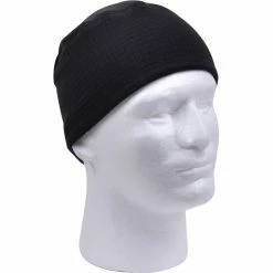 Rothco Headwear Black - Grid Fleece Watch Cap