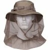 Rothco Khaki - Boonie Hat With Mosquito Netting 2 Rothco Khaki - Boonie Hat With Mosquito Netting