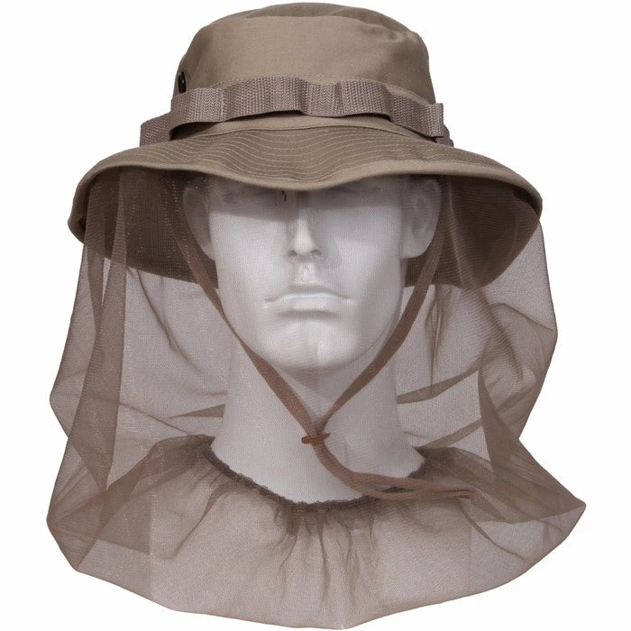 Rothco Khaki - Boonie Hat With Mosquito Netting 3 Rothco Khaki - Boonie Hat With Mosquito Netting