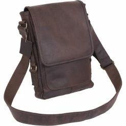 Army Navy Store Brown - Leather Military Tech Bag