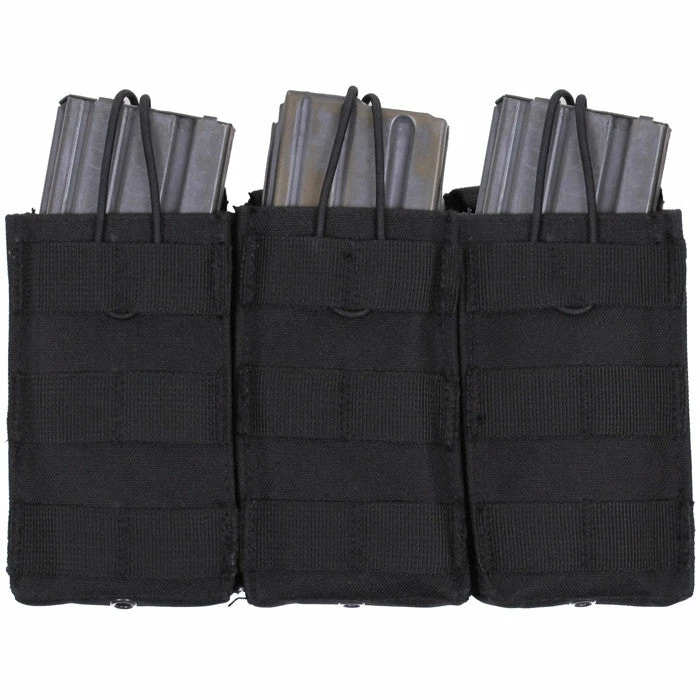 Army Navy Store Law Enforcement Gear Black - MOLLE Compatible Triple MAG Pouch 4 Army Navy Store Law Enforcement Gear Black - MOLLE Compatible Triple MAG Pouch