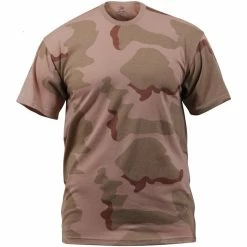 Rothco Tri-Color Desert Camouflage - Military T-Shirt