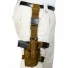 Rothco Hunting / Shooting Gear Coyote Brown - Deluxe Leg Strap Adjustable Tactical Holster