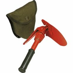 Rothco Orange - Mini Pick Shovel With Cover
