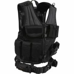 Army Navy Store Black - MOLLE Compatible Cross Draw Tactical Vest 7 Army Navy Store Black - MOLLE Compatible Cross Draw Tactical Vest
