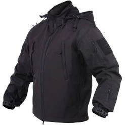 Rothco Jackets / Coats Black - Concealed Carry Soft Shell Jacket