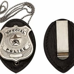 Rothco Black - Law Enforcement Clip On Badge Holder Law Enforcement Gear