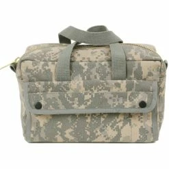 Army Navy Store ACU Digital Camouflage - Military GI Style Mechanics Tool Bag With Brass Zipper - Cotton Canvas