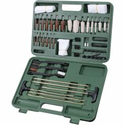 Army Navy Store Universal Gun Cleaning Kit With Olive Drab Carrying Case Hunting / Shooting Gear