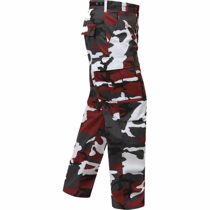 Rothco Red Camouflage - Military BDU Pants - Polyester Cotton 6 Rothco Red Camouflage - Military BDU Pants - Polyester Cotton