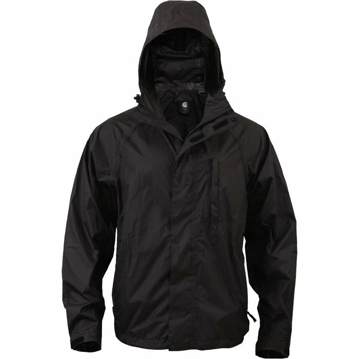 Rothco Black - Military Waterproof Stow 'N Go Rain Jacket 5 Rothco Black - Military Waterproof Stow 'N Go Rain Jacket