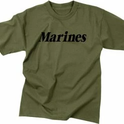 Rothco Olive Drab - Kids MARINES Physical Training T-Shirt