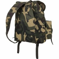Army Navy Store Bags Woodland Camouflage - Army Style Mini ALICE Pack 13 In. X 16 In. X 7 In.