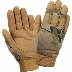 Rothco Multicam Camouflage - Lightweight All Purpose Tactical Duty Gloves