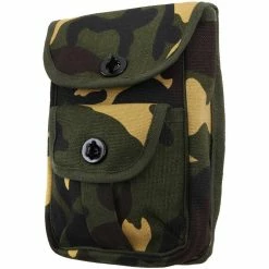 Army Navy Store Woodland Camouflage - Army 2-Pocket Ammo Pouch