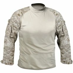 Rothco Shirts Digital Desert Camouflage - Military Tactical Lightweight Flame Resistant Combat Shirt
