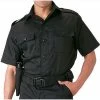 Rothco Shirts Black - Short Sleeve Tactical Shirt - Polyester Cotton Twill