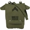 Rothco Olive Drab - Military Map Case Shoulder Bag With Military Patches