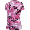 Rothco Shirts Pink Camouflage - Womens Long Length V-Neck T-Shirt