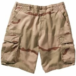 Rothco Tri-Color Desert Camouflage - Military Vintage Paratrooper Cargo Shorts