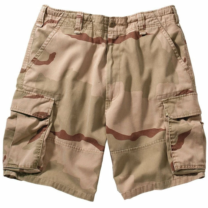Rothco Tri-Color Desert Camouflage - Military Vintage Paratrooper Cargo Shorts 3 Rothco Tri-Color Desert Camouflage - Military Vintage Paratrooper Cargo Shorts