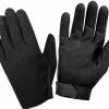 Rothco Black - Ultra Lightweight High Performance Tactical Gloves