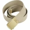Rothco Belts / Suspenders Khaki - Military Web Belt With Gold Brass Buckle