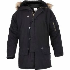 Rothco Black - Military Vintage N-3B Parka Jackets / Coats