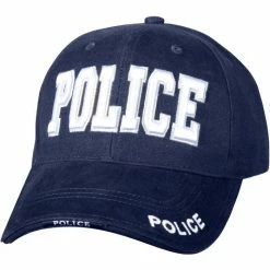 Rothco Navy Blue - Law Enforcement Deluxe POLICE Adjustable Cap