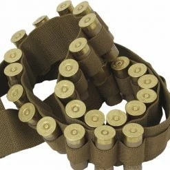 Army Navy Store Hunting / Shooting Gear Coyote Brown - Tactical Shotgun Shell Bandolier