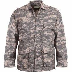 Rothco ACU Digital Camouflage - Military BDU Shirt - Cotton Polyester Twill Shirts
