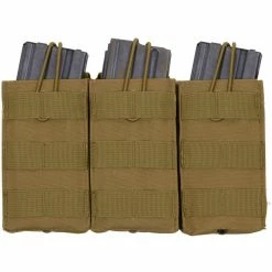 Army Navy Store Law Enforcement Gear Coyote Brown - MOLLE Compatible Triple MAG Pouch