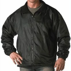 Rothco Jackets / Coats Black - Reversible Fleece-Lined Tactical Windbreaker Jacket - Nylon