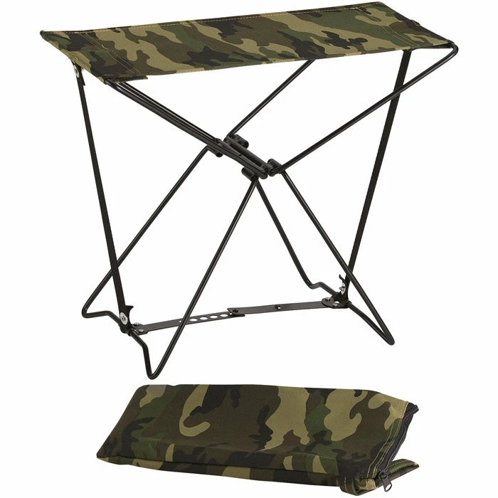 Rothco Camping / Survival Gear Woodland Camouflage - Military Mini Portable Folding Camp Stool 3 Rothco Camping / Survival Gear Woodland Camouflage - Military Mini Portable Folding Camp Stool